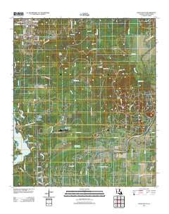 Vivian South Louisiana Historical topographic map, 1:24000 scale, 7.5 X 7.5 Minute, Year 2012