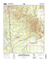 Vivian South Louisiana Current topographic map, 1:24000 scale, 7.5 X 7.5 Minute, Year 2015
