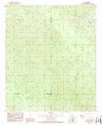 Vixen Louisiana Historical topographic map, 1:24000 scale, 7.5 X 7.5 Minute, Year 1989