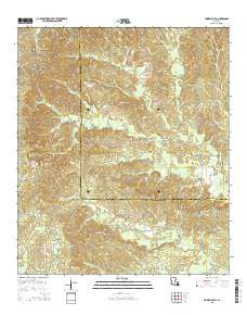 Vowells Mill Louisiana Current topographic map, 1:24000 scale, 7.5 X 7.5 Minute, Year 2015