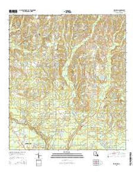 Waldheim Louisiana Current topographic map, 1:24000 scale, 7.5 X 7.5 Minute, Year 2015