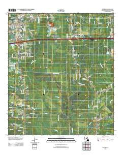Walker Louisiana Historical topographic map, 1:24000 scale, 7.5 X 7.5 Minute, Year 2012