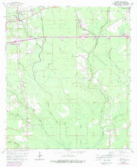 Walker Louisiana Historical topographic map, 1:24000 scale, 7.5 X 7.5 Minute, Year 1962