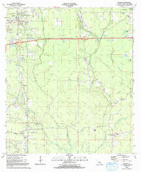 Walker Louisiana Historical topographic map, 1:24000 scale, 7.5 X 7.5 Minute, Year 1991