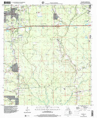 Walker Louisiana Historical topographic map, 1:24000 scale, 7.5 X 7.5 Minute, Year 1998