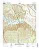 Wallace Lake Louisiana Current topographic map, 1:24000 scale, 7.5 X 7.5 Minute, Year 2015