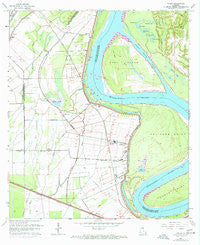 Walls Louisiana Historical topographic map, 1:24000 scale, 7.5 X 7.5 Minute, Year 1963