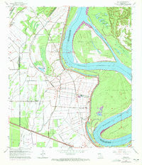 Walls Louisiana Historical topographic map, 1:24000 scale, 7.5 X 7.5 Minute, Year 1963