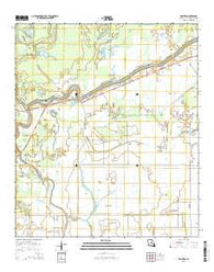 Walters Louisiana Current topographic map, 1:24000 scale, 7.5 X 7.5 Minute, Year 2015