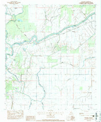 Walters Louisiana Historical topographic map, 1:24000 scale, 7.5 X 7.5 Minute, Year 1983