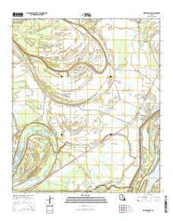 Waterproof Louisiana Current topographic map, 1:24000 scale, 7.5 X 7.5 Minute, Year 2015
