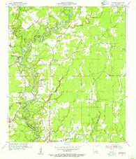 Watson Louisiana Historical topographic map, 1:24000 scale, 7.5 X 7.5 Minute, Year 1954