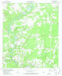 Watson Louisiana Historical topographic map, 1:24000 scale, 7.5 X 7.5 Minute, Year 1980