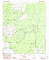 Waverly SE Louisiana Historical topographic map, 1:24000 scale, 7.5 X 7.5 Minute, Year 1987