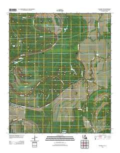 Waverly SE Louisiana Historical topographic map, 1:24000 scale, 7.5 X 7.5 Minute, Year 2012