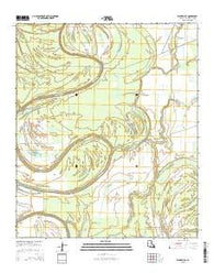 Waverly SE Louisiana Current topographic map, 1:24000 scale, 7.5 X 7.5 Minute, Year 2015