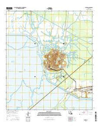 Weeks Louisiana Current topographic map, 1:24000 scale, 7.5 X 7.5 Minute, Year 2015