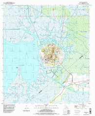Weeks Louisiana Historical topographic map, 1:24000 scale, 7.5 X 7.5 Minute, Year 1994