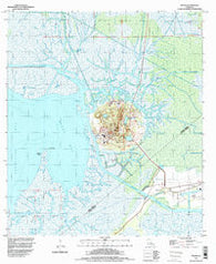 Weeks Louisiana Historical topographic map, 1:24000 scale, 7.5 X 7.5 Minute, Year 1994