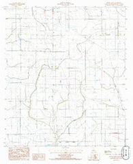 Welsh North Louisiana Historical topographic map, 1:24000 scale, 7.5 X 7.5 Minute, Year 1985