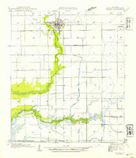 Welsh Louisiana Historical topographic map, 1:31680 scale, 7.5 X 7.5 Minute, Year 1954