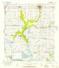 Welsh Louisiana Historical topographic map, 1:62500 scale, 15 X 15 Minute, Year 1955