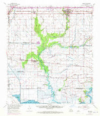 Welsh Louisiana Historical topographic map, 1:62500 scale, 15 X 15 Minute, Year 1955