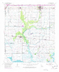 Welsh Louisiana Historical topographic map, 1:62500 scale, 15 X 15 Minute, Year 1955