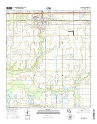 Welsh South Louisiana Current topographic map, 1:24000 scale, 7.5 X 7.5 Minute, Year 2015
