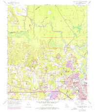 West Monroe North Louisiana Historical topographic map, 1:24000 scale, 7.5 X 7.5 Minute, Year 1957