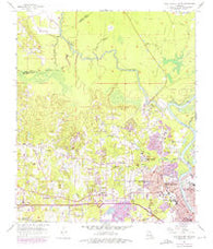 West Monroe North Louisiana Historical topographic map, 1:24000 scale, 7.5 X 7.5 Minute, Year 1957