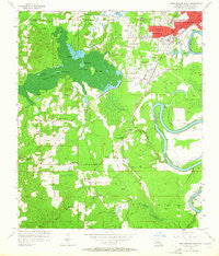 West Monroe South Louisiana Historical topographic map, 1:24000 scale, 7.5 X 7.5 Minute, Year 1957