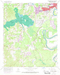 West Monroe South Louisiana Historical topographic map, 1:24000 scale, 7.5 X 7.5 Minute, Year 1957