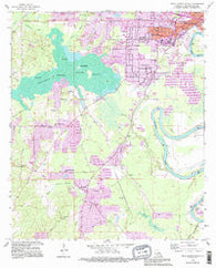 West Monroe South Louisiana Historical topographic map, 1:24000 scale, 7.5 X 7.5 Minute, Year 1994