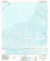 West of Johnson Bayou Louisiana Historical topographic map, 1:24000 scale, 7.5 X 7.5 Minute, Year 1993