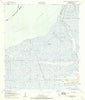 West of Johnson Bayou Louisiana Historical topographic map, 1:24000 scale, 7.5 X 7.5 Minute, Year 1957