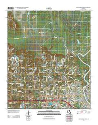 West Monroe North Louisiana Historical topographic map, 1:24000 scale, 7.5 X 7.5 Minute, Year 2012