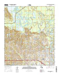 West Monroe North Louisiana Current topographic map, 1:24000 scale, 7.5 X 7.5 Minute, Year 2015