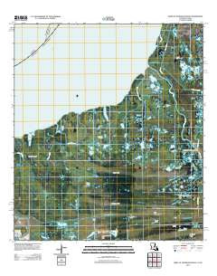 West of Johnson Bayou Louisiana Historical topographic map, 1:24000 scale, 7.5 X 7.5 Minute, Year 2012