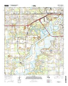 Westlake Louisiana Current topographic map, 1:24000 scale, 7.5 X 7.5 Minute, Year 2015