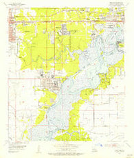 Westlake Louisiana Historical topographic map, 1:24000 scale, 7.5 X 7.5 Minute, Year 1955