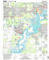 Westlake Louisiana Historical topographic map, 1:24000 scale, 7.5 X 7.5 Minute, Year 1996