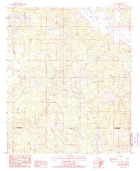 Weston Louisiana Historical topographic map, 1:24000 scale, 7.5 X 7.5 Minute, Year 1985