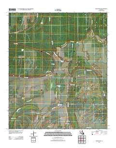 Westwood Louisiana Historical topographic map, 1:24000 scale, 7.5 X 7.5 Minute, Year 2012