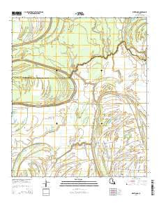 Westwood Louisiana Current topographic map, 1:24000 scale, 7.5 X 7.5 Minute, Year 2015
