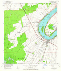 White Castle Louisiana Historical topographic map, 1:24000 scale, 7.5 X 7.5 Minute, Year 1953
