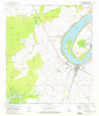 White Castle Louisiana Historical topographic map, 1:24000 scale, 7.5 X 7.5 Minute, Year 1974