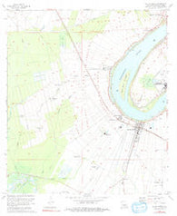 White Castle Louisiana Historical topographic map, 1:24000 scale, 7.5 X 7.5 Minute, Year 1974