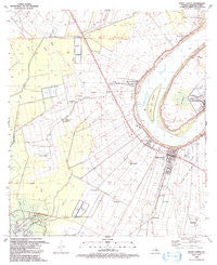 White Castle Louisiana Historical topographic map, 1:24000 scale, 7.5 X 7.5 Minute, Year 1992