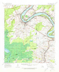 White Castle Louisiana Historical topographic map, 1:62500 scale, 15 X 15 Minute, Year 1963